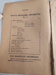 Antique Root&rsquo;s Beginners Orchestra No 2 Prof DS McCosh Music Book