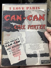 M COLE PORTER Stage Musical Sheet Music CAN-CAN ‘I Love Paris’
