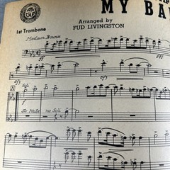 My Baby Said Yes by Walters & Robin 1945 Leeds Sheet Music Piano Guitar Drums