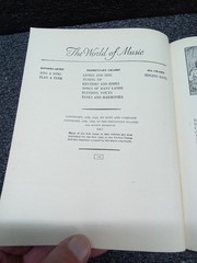 1943 Rhythms & Rimes The World of Music Song Hardcover Book Preowned