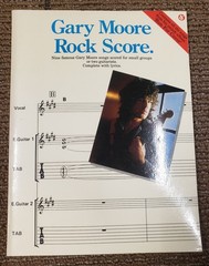 Gary Moore Rock Score Book « RUN FOR COVER » Full Album Transcribed AMSCO 1987