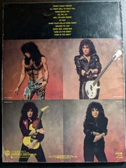 KISS Crazy Nights Songbook. Rare 1987 Gene Paul Bruce Kulick Eric Carr