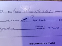 Voices in Worship Vol 10 No 3 SATB Choral Music Lot 27 Copies Singspiration Norm