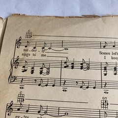 An Old Guitar and An Old Refrain by Kahn, Black & Moret Sheet Music Artwork 1927