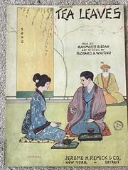1921 TEA LEAVES Sheet Music by Raymond Egan, Richard Whiting JAPANESE TEA ROOM