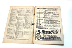 New Standard Ukulele Uke Songbook 1927 Vintage 200 Songs Banjo Guitar Tiple