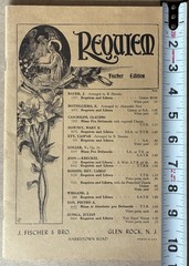 Requiem Fischer Edition Music Book – Paperback