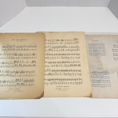 Antique Yale University Sheet Music Lot 1894 1901 Yale Boola Two-Step