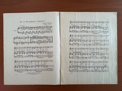 At A Broadway Cabaret sheet music, 1914, By John O. Perry