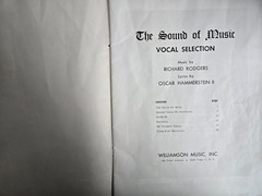 The Sound of Music – Vocal Selection Sheet Music Song Book Williamson Music 1959