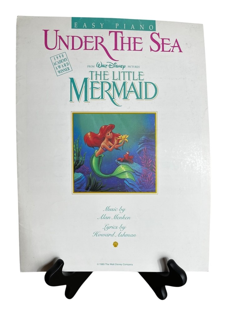 Alan Menken Sheet Music Under The Sea 1989 Disney The Little Mermaid