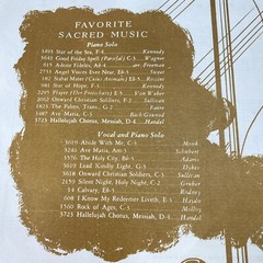 Adeste Fidelis Freeman no. 615 Century Sheet Music 1901 Piano New Old Stock