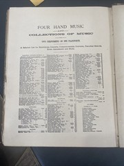 Rare VintageBound Book Sheet Music-20 Songs–1887 HC Condition PianoForte Duetts