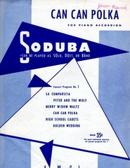 « CAN-CAN Polka » – Solo, Duet or Band – by Jacquez Offenbach Arr. R. Lane -1951
