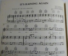 IT&rsquo;S RAINING AGAIN Sheet Music SUPERTRAMP 1982