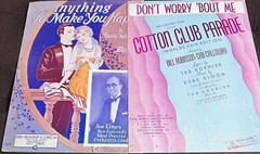 Vintage Song Sheets 1990’s-“ Anything to Make You Happy” & “Don’t Worry ‘Bout Me