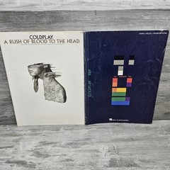 Coldplay Chord Songbook Piano Lot (2) Rush Of Blood To The Head X & Y