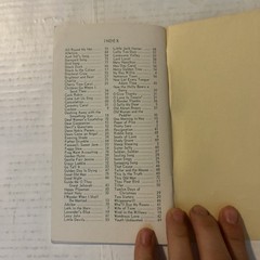 Songs of All Time Sheet Music Book Pocket Sized 1957 Cooperative Recreation
