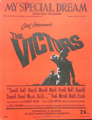 My Special Dream Sheet Music The Victors Theme Song 1963 Film British UK