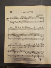 Lazy River Sheet Music Words Music by Hoagy Carmichael & Sidney Arodin, 1958