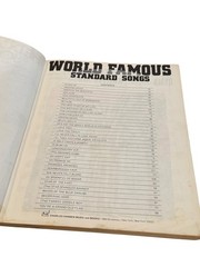VTG World Famous Standard Songs Piano Songbook 1971 Charles Hansen Music