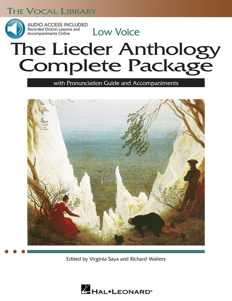 Lieder Anthology Complete Low Voice Piano Vocal Sheet Music Book & Online Audio