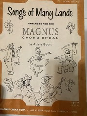 Magnus Chord Organ Book ~Songs Of Many Lands Music 14 1959