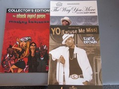 CHRIS BROWN YO Sheet Music Lot Outkast Way You Move, Black Eyed Peas & Poster