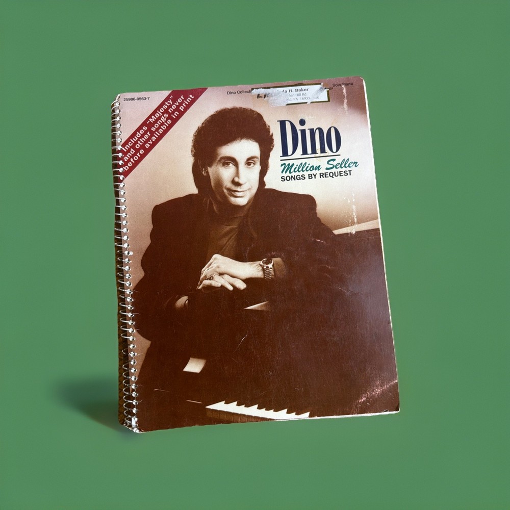 Dino Million Songbook Million Seller Songs By Request Piano Spiral Bound Good