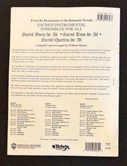 Sacred Duets for All Violin Sheet Music William Ryden Ensemble Book
