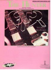 « GTR-THE HUNTER » PIANO/VOCAL/GUITAR-TAB SHEET MUSIC-1986 W/FAKE BOOK-RARE-NEW!!