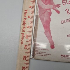 Should I 1952 Sheet Music From Singin&rsquo; In The Rain 6 Pages Movie Poster *Damaged