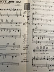 BABES ON BROADWAY Sheet Music « Chin Up! Cheerio! » Judy Garland Mickey Rooney