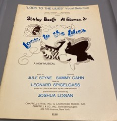 Vtg 1963 « Look To The Lilies » Broadway Vocal Selection Piano First Performance
