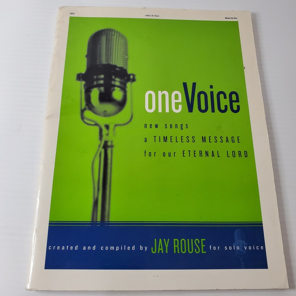 One Voice By Jay Rouse Sheet Music Songbook Vocal Solo