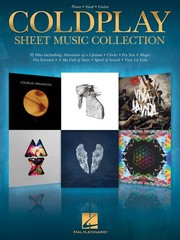 Coldplay Sheet Music Collection Piano Vocal Guitar Chords Lyrics 32 Songs Book