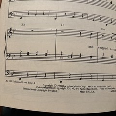 Bradley’s Popular All Organ Song Book, Vol 1, Spiral Bound Song Book 80 Pages