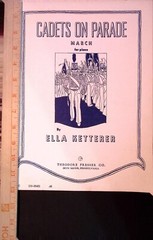 Cadets On Parade March Piano Sheet Music Ella Ketterer 1936 Military