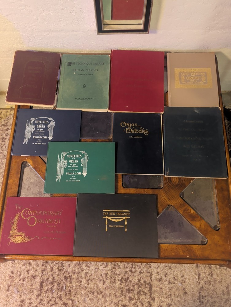 Collectors Lot Of 10, Organist Sheet Music Antique See Description