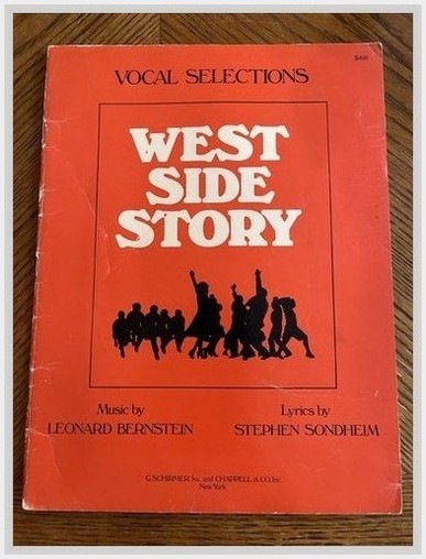West Side Story 1957 Vocal Score Bernstein & Sondheim Schirmer Broadway
