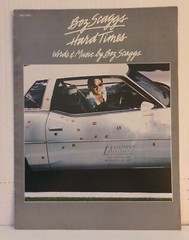 Hard Times Sheet Music Boz Scaggs Piano Guitar Vocals 70s Yacht Rock Blues F2X