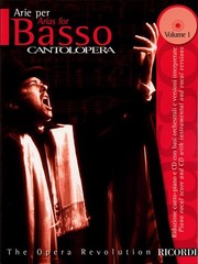 Arias for Bass Vol 1 Cantolopera Vocal Piano Opera Sheet Music Book CD Pack