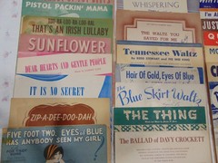 Vintage 1940&rsquo;s to Early 1950&rsquo;s Sheet Music Lot of 28