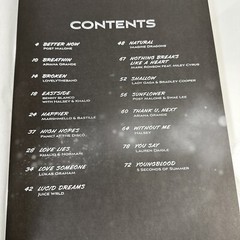 Chart Hits of 2018 – 2019 Ukulele sheet music songbook Ariana Grande Halsey