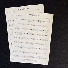 E Pluribus UNUM March Concert Band Sheet Music Complete Scores & Parts Jewell