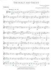 Christmas Collection String Quartet Score & Parts 1995 Marshall Ocker Sunrise