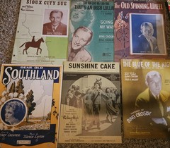 Lot x 52 1900 – 1940 Sheet Music +Piano – Bing Crosby, Judy Garland, Broadway