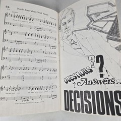 Reasons To Sing Youth Songbook Piano Lillenas Christian Music Songs 1971 Vintage