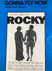 Rocky Theme 1976 Sheet Music Gonna Fly Now Original 1st Ed