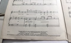 1935 Porgy and Bess SUMMERTIME Sheet Music George Gershwin A Minor/B Minor